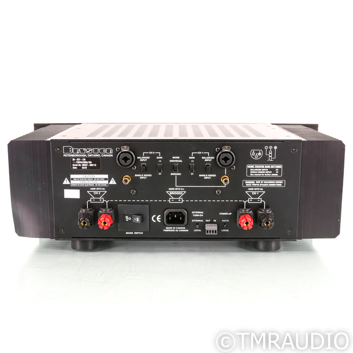 Bryston 3B-SST Stereo / Mono Power Amplifier; Black