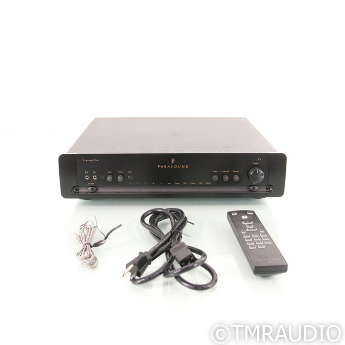 Parasound Halo P5 Stereo Preamplifier; Black; DAC; MM Phono