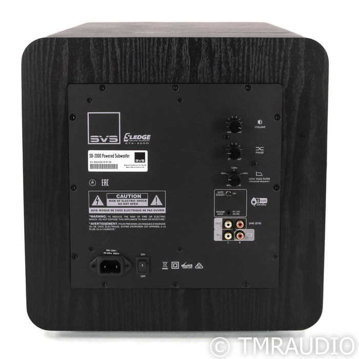 SVS SB-2000 12" Power Subwoofer; SB2000; Black