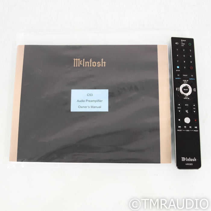 McIntosh C53 Stereo Preamplifier; C-53; MM / MC Phono
