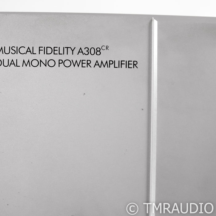 Musical Fidelity A308CR Stereo Power Amplifier; A308-CR;
