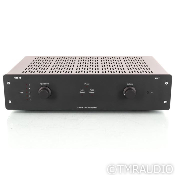 Lab12 pre1 Stereo Tube Preamplifier; Black (Open Box)