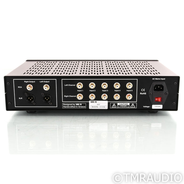 Lab12 pre1 Stereo Tube Preamplifier; Black (Open Box)