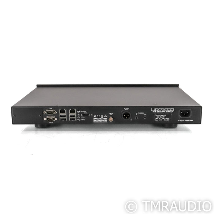 Bryston BDP-2 Digital Network Streamer; Roon Ready; Black