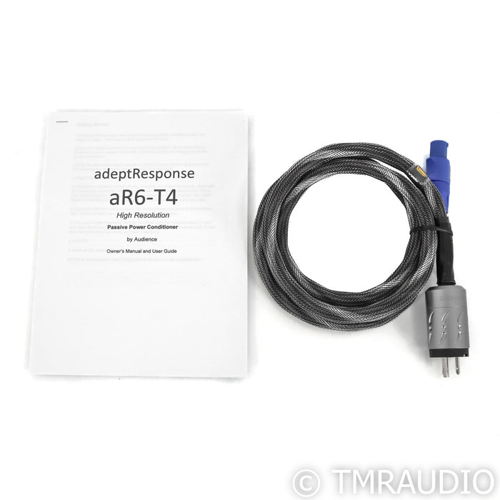 Audience aR6-T4 AC Power Line Conditioner; aR6T4; Silver; Studio ONE powerChord