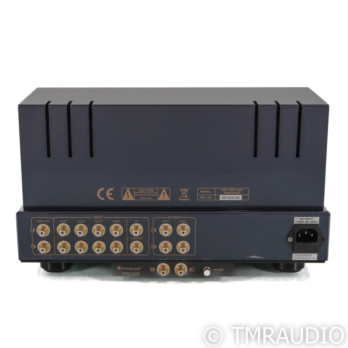 PrimaLuna EVO200 Stereo Tube Preamplifier; Black