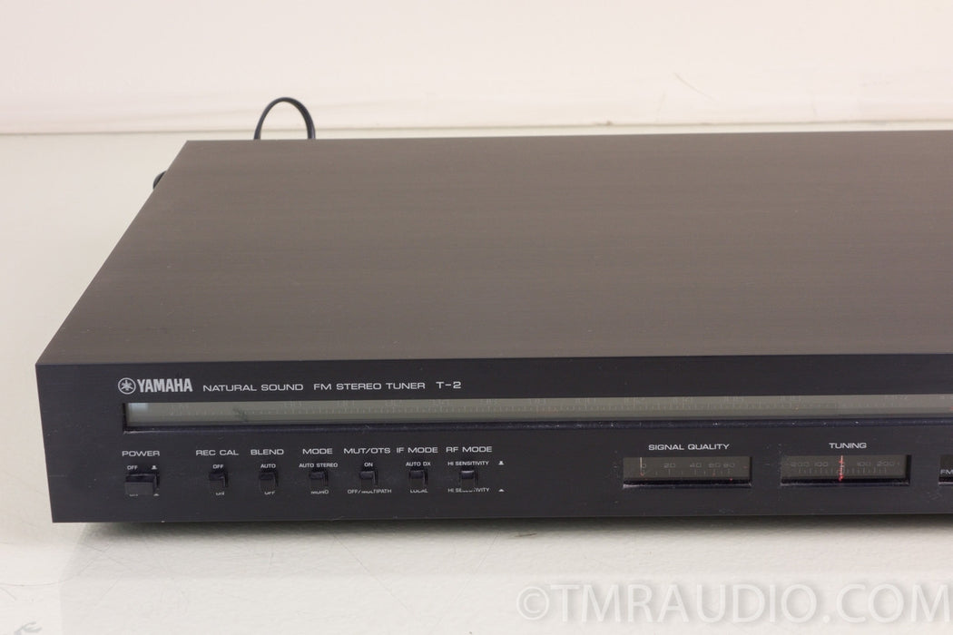 YAMAHA FM STEREO TUNER 「T-2」 Yamaha T-2 FM Stereo Tuner — The Music Room