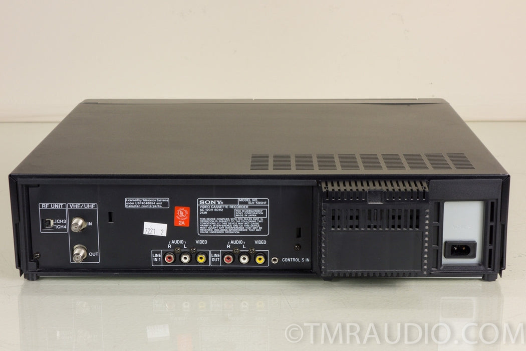Sony SLV-595HF Stereo VCR Video Cassette Recorder