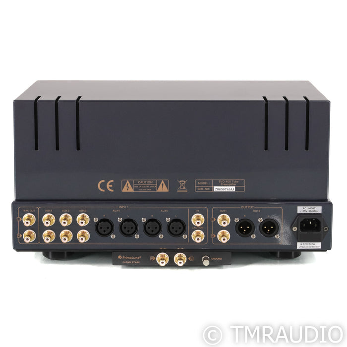 Primaluna EVO 400 Stereo Tube Preamplifier; EVO400; Black