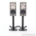 KEF Reference 1 Bookshelf Speakers; American Walnut Pair w/ Stands