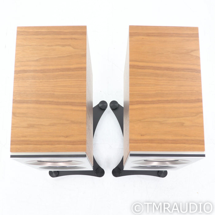 KEF Reference 1 Bookshelf Speakers; American Walnut Pair w/ Stands
