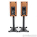 KEF Reference 1 Bookshelf Speakers; American Walnut Pair w/ Stands
