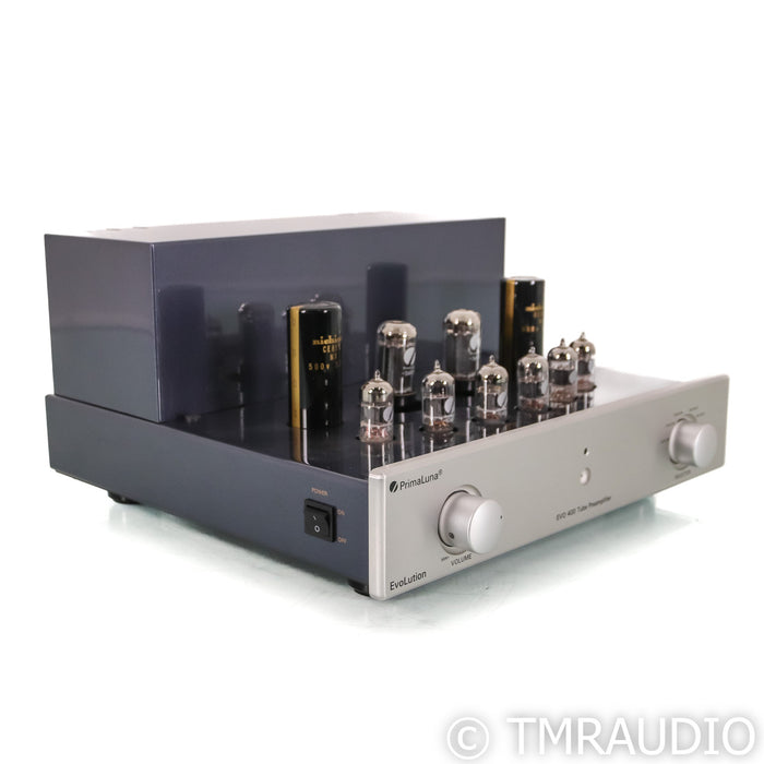 PrimaLuna EVO 400 Stereo Tube Preamplifier; Silver
