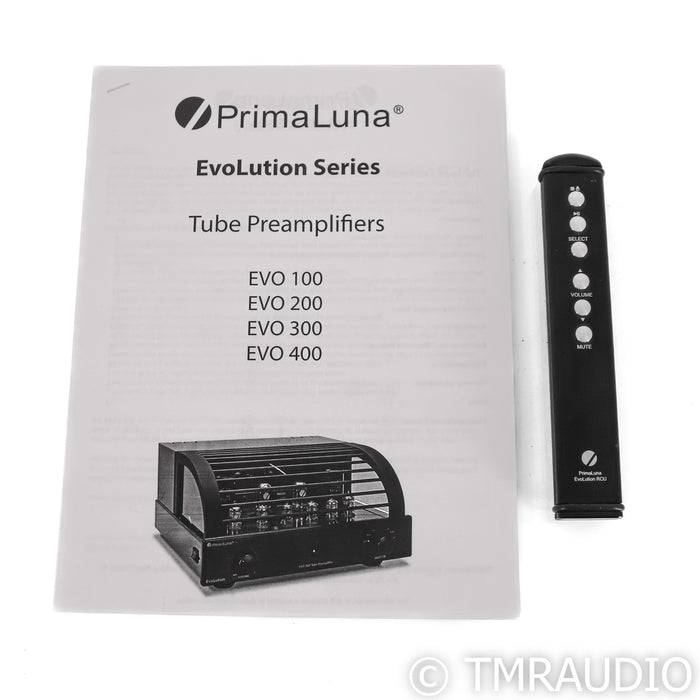 PrimaLuna EVO 100 Stereo Tube Preamplifier; Black