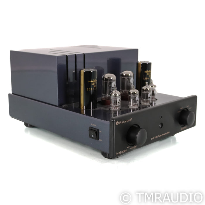 PrimaLuna EVO 100 Stereo Tube Preamplifier; Black