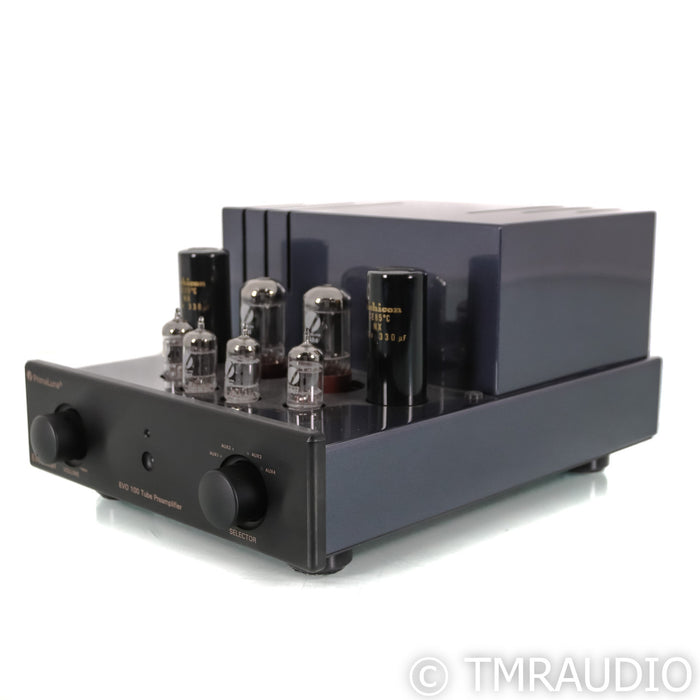PrimaLuna EVO 100 Stereo Tube Preamplifier; Black