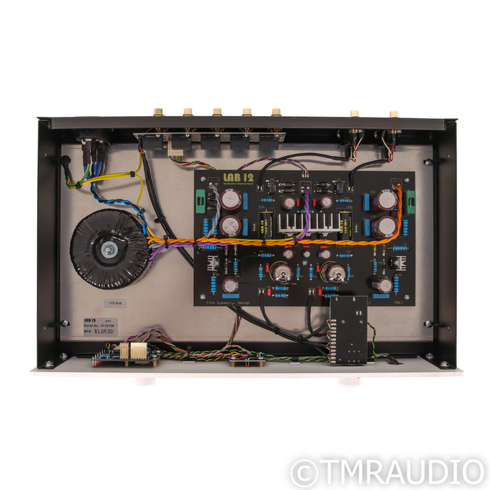 Lab12 pre1 Stereo Tube Preamplifier; Silver (Open Box)