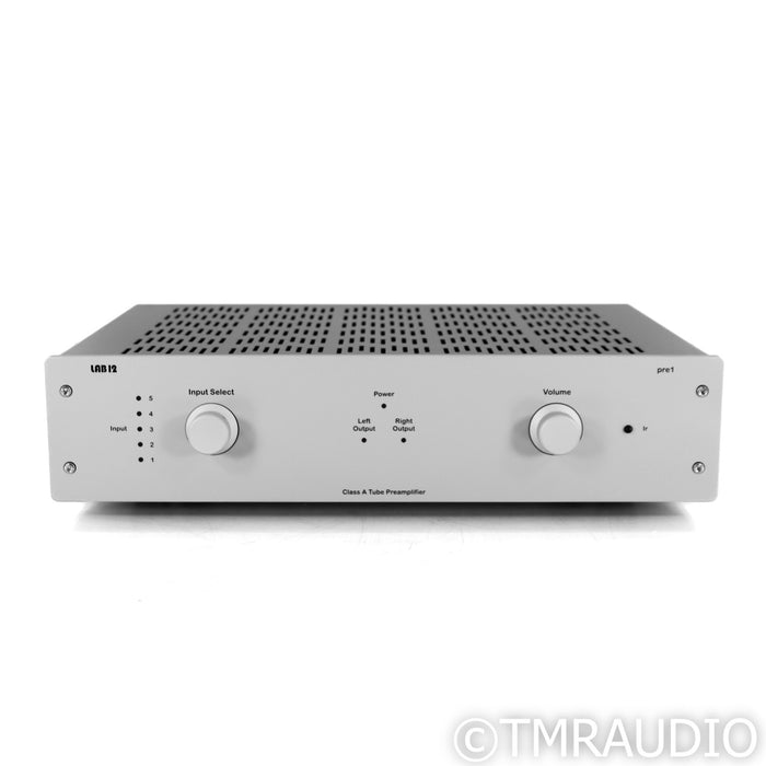 Lab12 pre1 Stereo Tube Preamplifier; Silver (Open Box)
