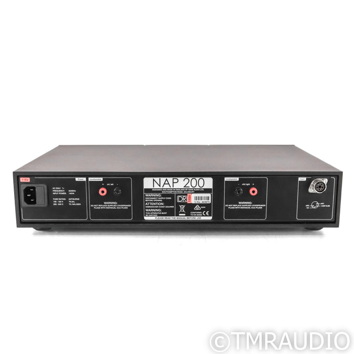 Naim NAP200 DR Stereo Power Amplifier; NAP-200