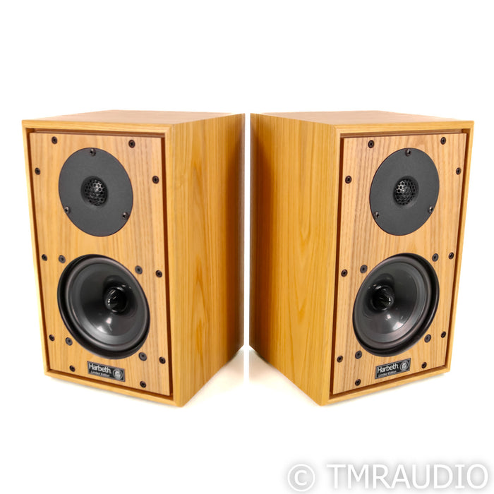 Harbeth P3ESR Bookshelf Speakers; Pair w/ Custom Stands