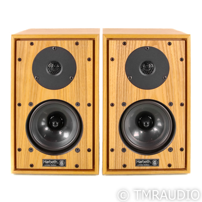 Harbeth P3ESR Bookshelf Speakers; Pair w/ Custom Stands
