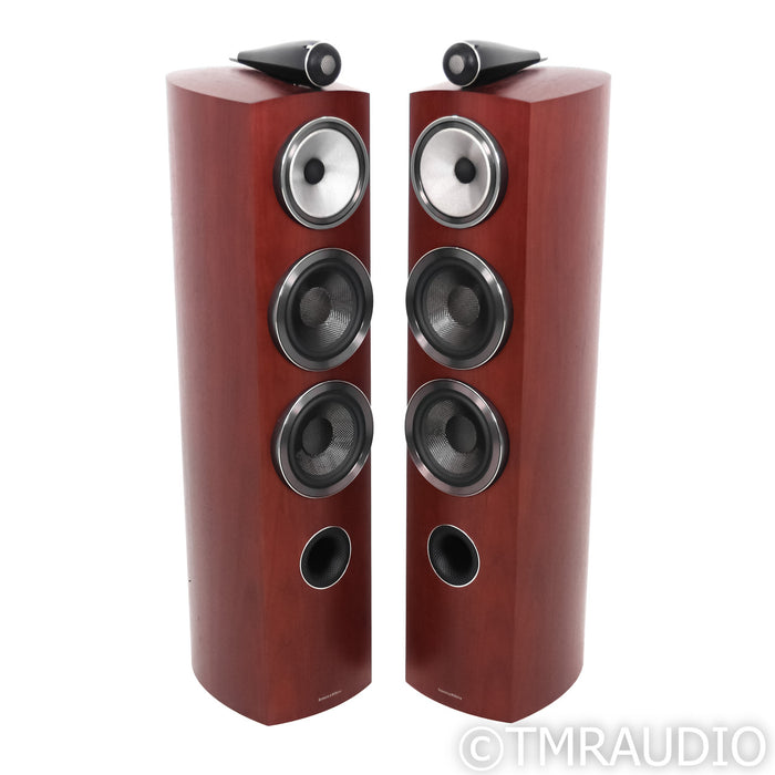 B&W 804 D3 Floorstanding Speakers; Rosenut Pair