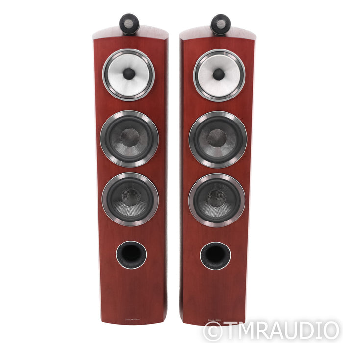 B&W 804 D3 Floorstanding Speakers; Rosenut Pair