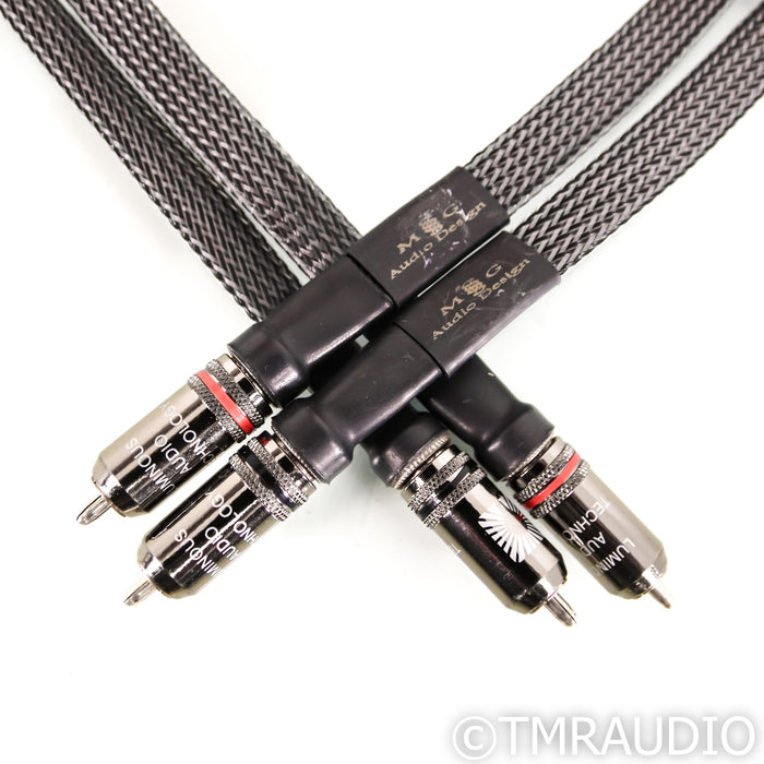 MG Audio Design Planus III Cu RCA Cables; 1.5m Pair Interconects