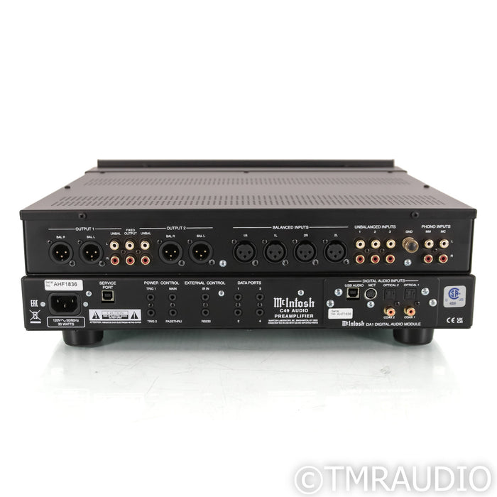McIntosh C49 Stereo Preamplifier; MM / MC Phono; USB; Black