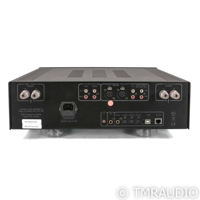 Hegel H360 Streaming Integrated Amplifier; Black