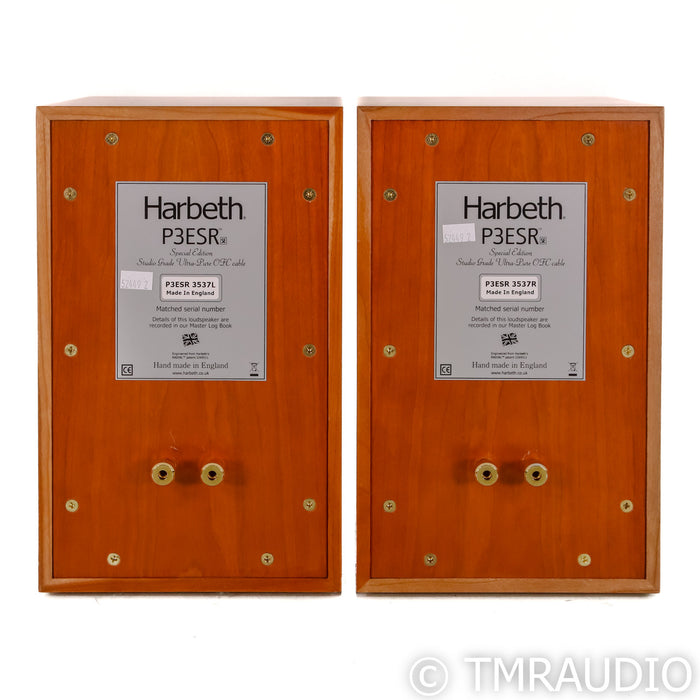 Harbeth P3ESR Bookshelf Speakers; Walnut Pair