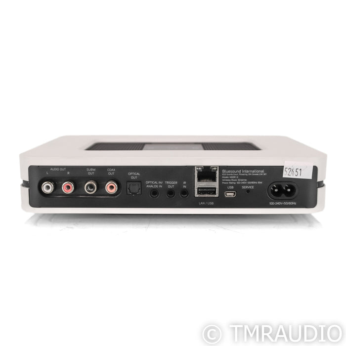 Bluesound NODE2i Wireless Network Streamer; Roon Ready; White