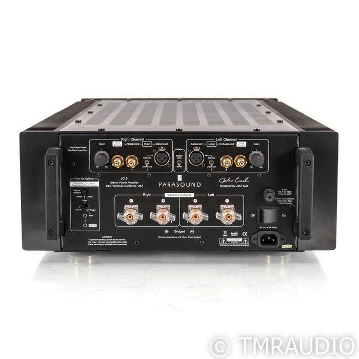 Parasound Halo JC5 Stereo Power Amplifier; Black
