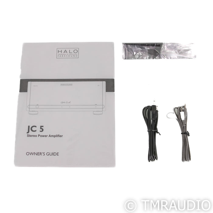 Parasound Halo JC5 Stereo Power Amplifier; Black