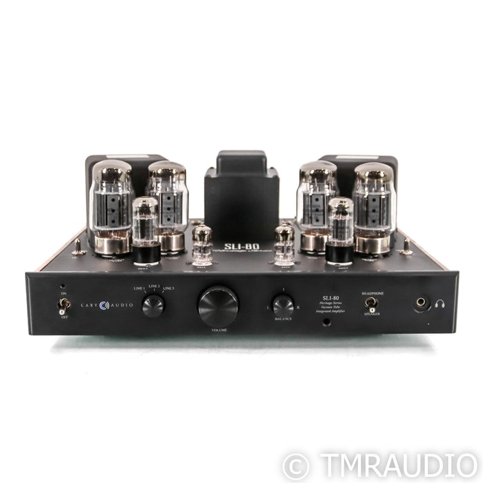 Cary Audio SLI-80 Stereo Tube Integrated Amplifier; Heritage Series; Black