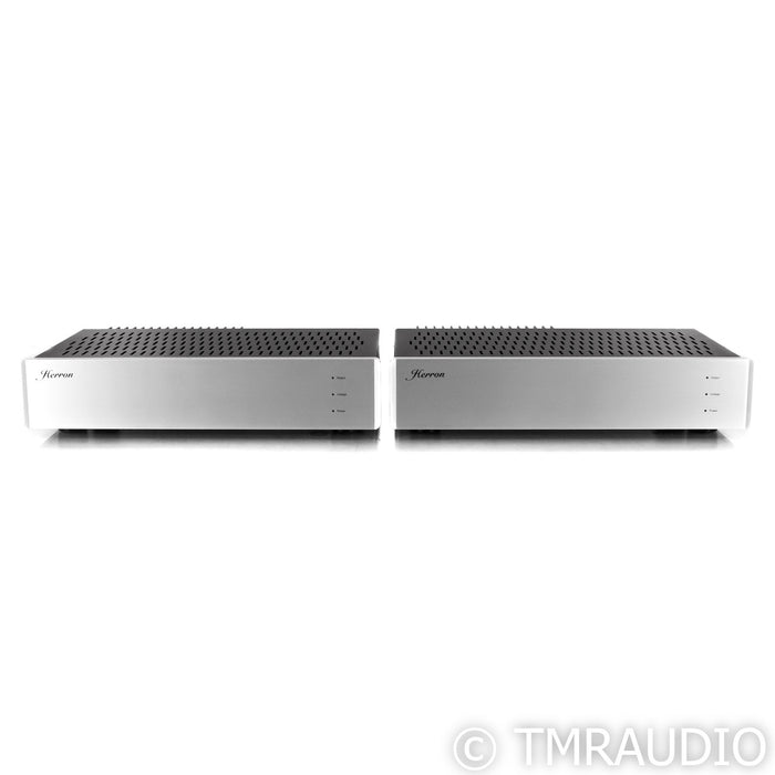 Herron Audio M1 Mono Power Amplifiers; Pair; Silver
