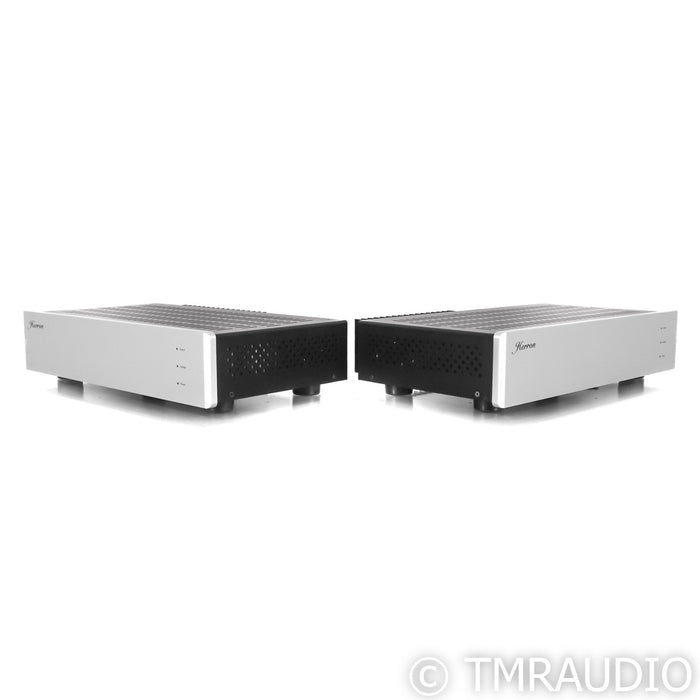 Herron Audio M1 Mono Power Amplifiers; Pair; Silver