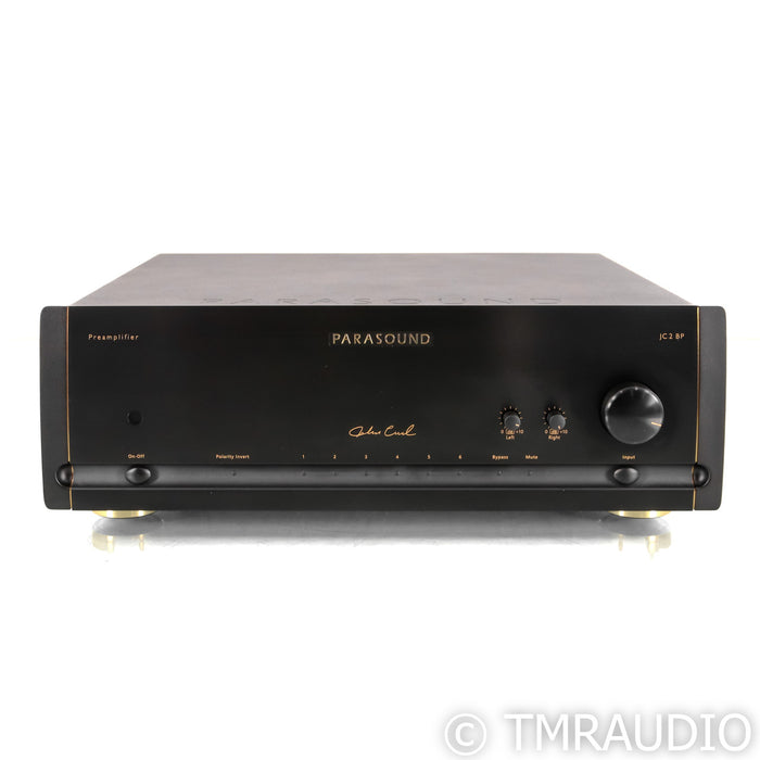Parasound Halo JC2 BP Stereo Preamplifier w/ Bypass; Black