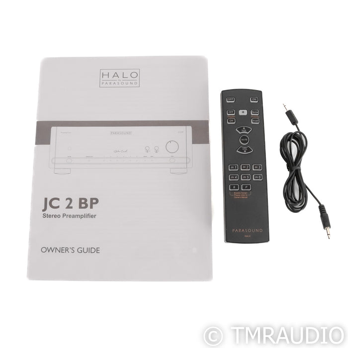 Parasound Halo JC2 BP Stereo Preamplifier w/ Bypass; Black