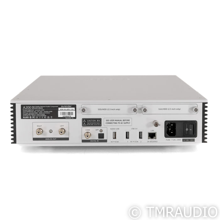 Aurender A200 Music Server / Streamer / MQA DAC; A-200; Silver