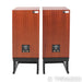KLH Model Five Bookshelf Speakers; West African Mahogany Pair with Stands