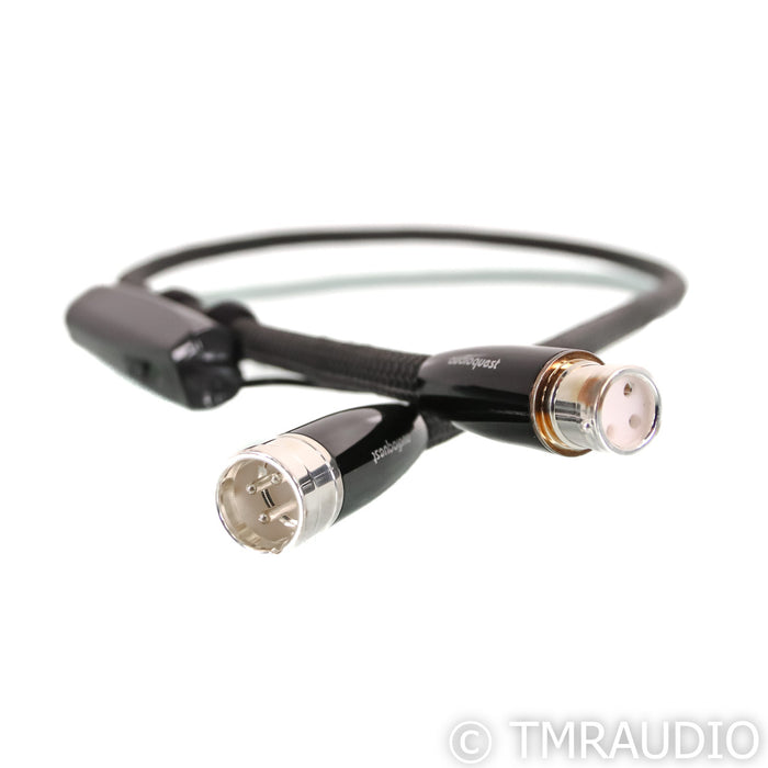 AudioQuest Wind XLR Cable; Single 1m Balanced Interconnect; 72v DBS