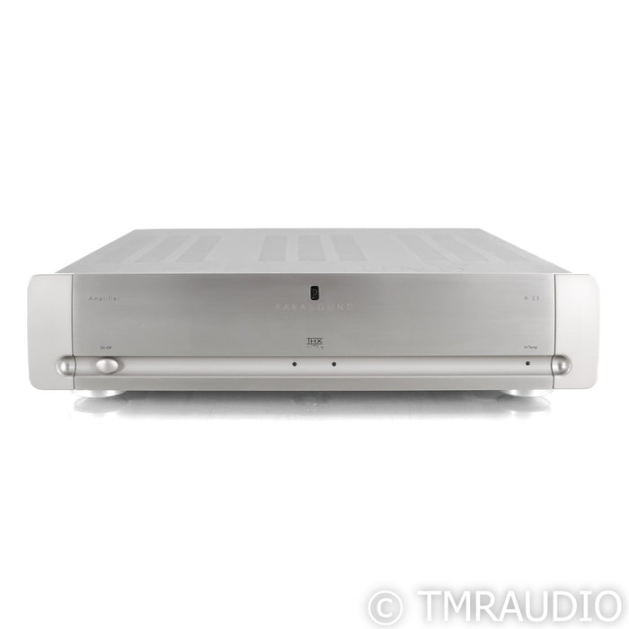 Parasound Halo A23 Stereo / Mono Power Amplifier; Silver; A-23