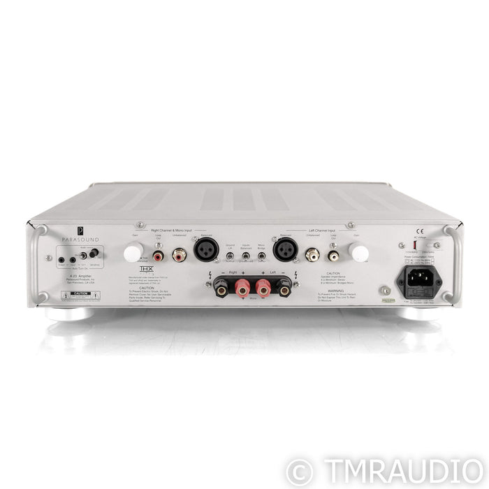 Parasound Halo A23 Stereo / Mono Power Amplifier; Silver; A-23