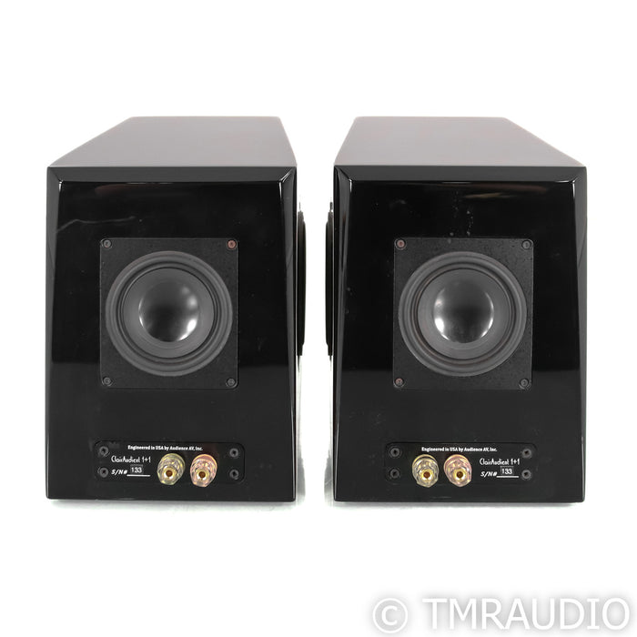 Audience ClairAudient 1+1 Bookshelf Speakers; Black Gloss / Rosewood Pair