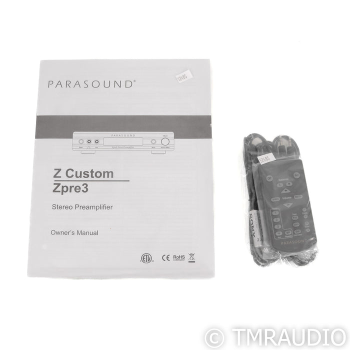 Parasound Zpre3 Stereo Preamplifier; Black
