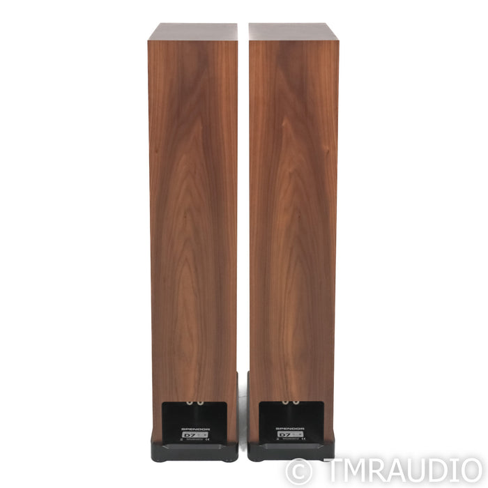 Spendor D7 Floorstanding Speakers; Walnut Pair