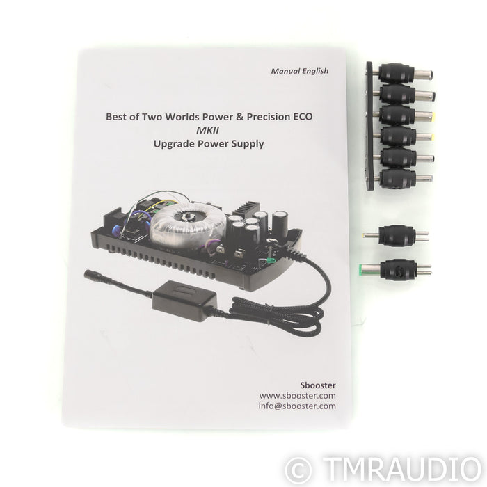 Lumin D2 Network Streamer; Black; SBooster Mk. II Linear PSU