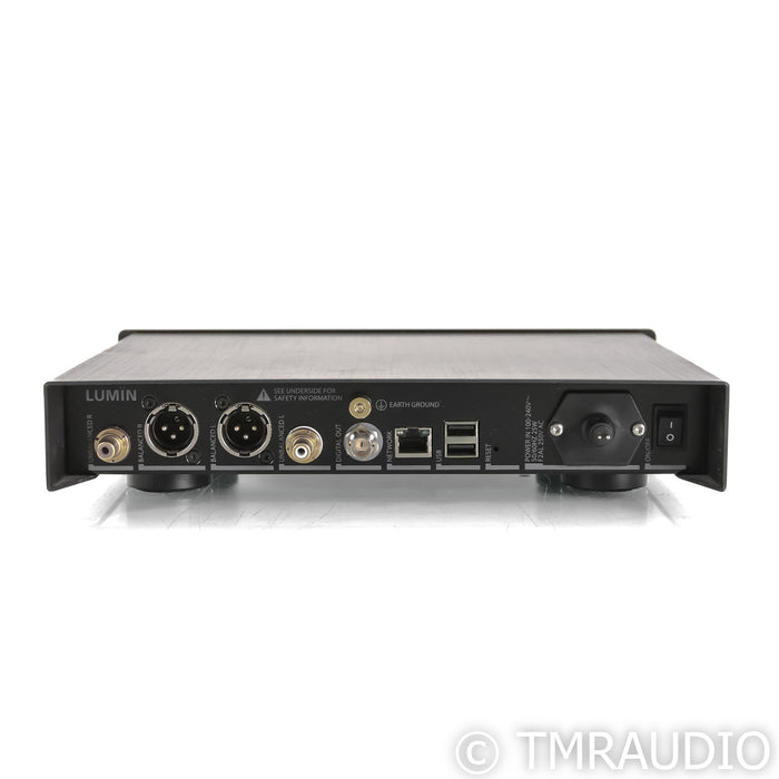 Lumin D2 Network Streamer; Black; SBooster Mk. II Linear PSU