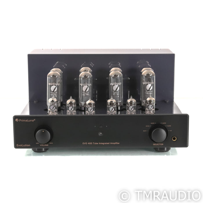 PrimaLuna EVO 400 Stereo Tube Integrated Amplifier; Black (No Phono)